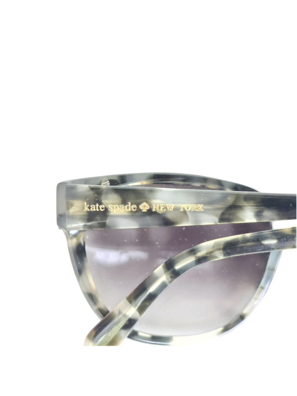 KATE SPADE Bridgit Gradient Gray Black Tortoise Sunglasses - Picture 8 of 10